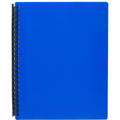 Marbig Display Book A4 Refillable 40 Pocket Blue