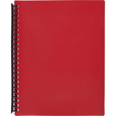 Marbig Display Book A4 Refillable 40 Pocket Red