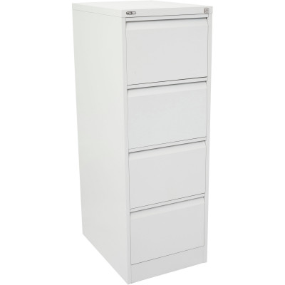 Rapidline GO Vertical Filing Cabinet 4 Drawer 460W x 620D  x 1321mmH White