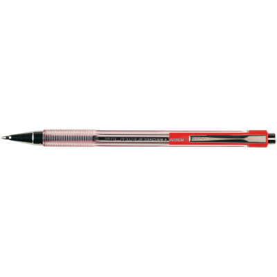 Pilot BP-145 Ballpoint Pen Retractable Medium 1mm Red