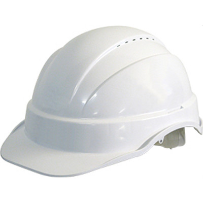 Maxisafe Vented Hard Hat Sliplock Harness White