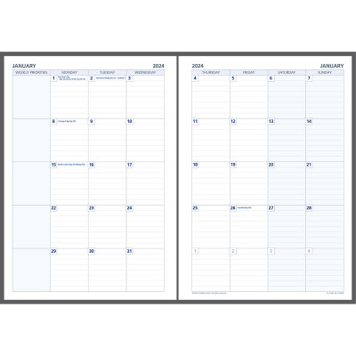 Debden Dayplanner Refill Executive A4 Dated Month To View