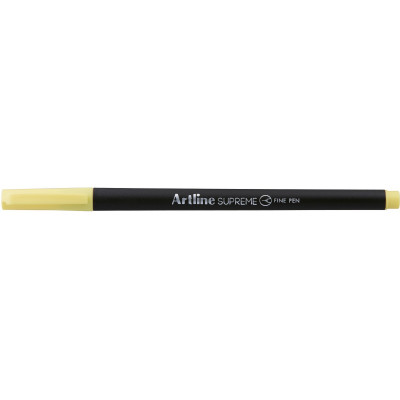 Artline Supreme Fineliner Pen 0.4mm Pastel Yellow Pack Of 12