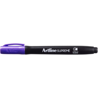 Artline Supreme Markers Metallic Bullet 1mm Purple Pack Of 12