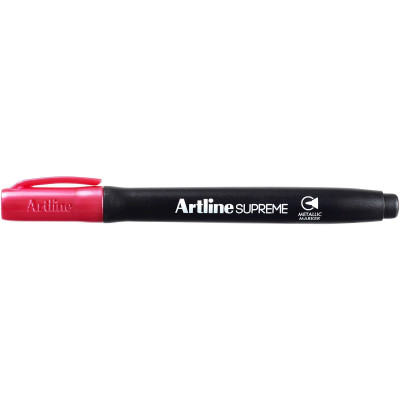 Artline Supreme Markers Metallic Bullet 1mm Pink Pack Of 12