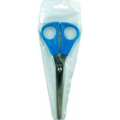 Osmer Scissors PVC Pouch 155mm Blue - Safety Rounded Tip 
