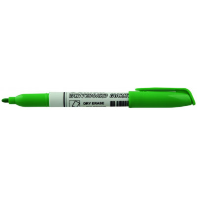 Osmer Fine Tip Dry Erase Compact Bullet Whiteboard Marker 1.3mm - Green