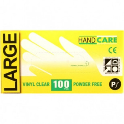 Gloves Handcare Vinyl Large Lalan 240mm - Powder Free